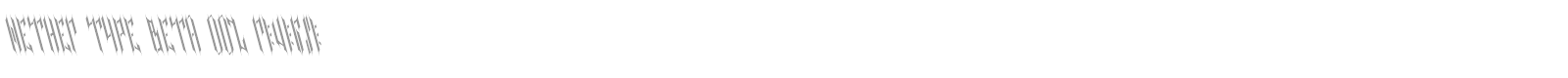 Nether Type font preview